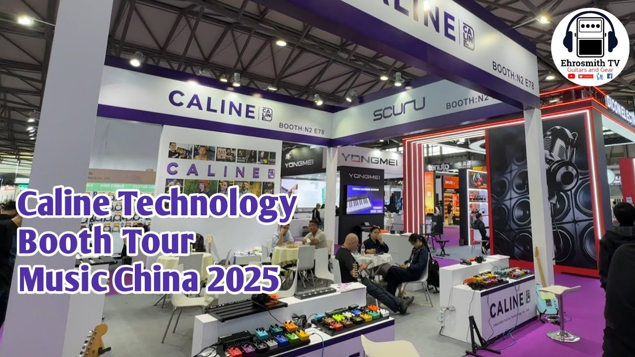 CALINE Pedals Booth Tour in MUSIC CHINA 2025