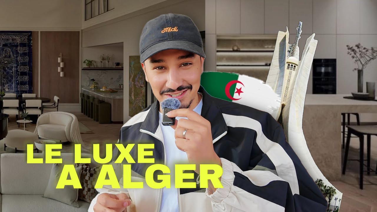 visite d'un appartement de luxe à Alger