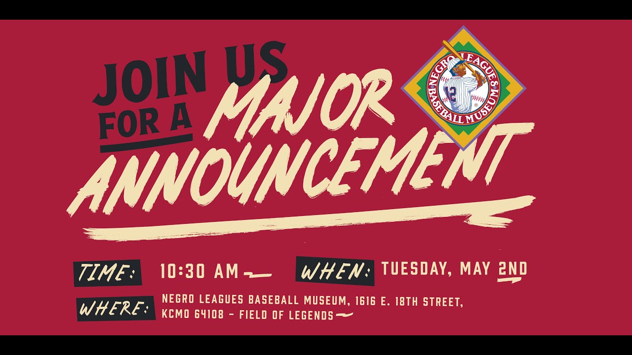 Negro Leagues Baseball Museum Press Conference