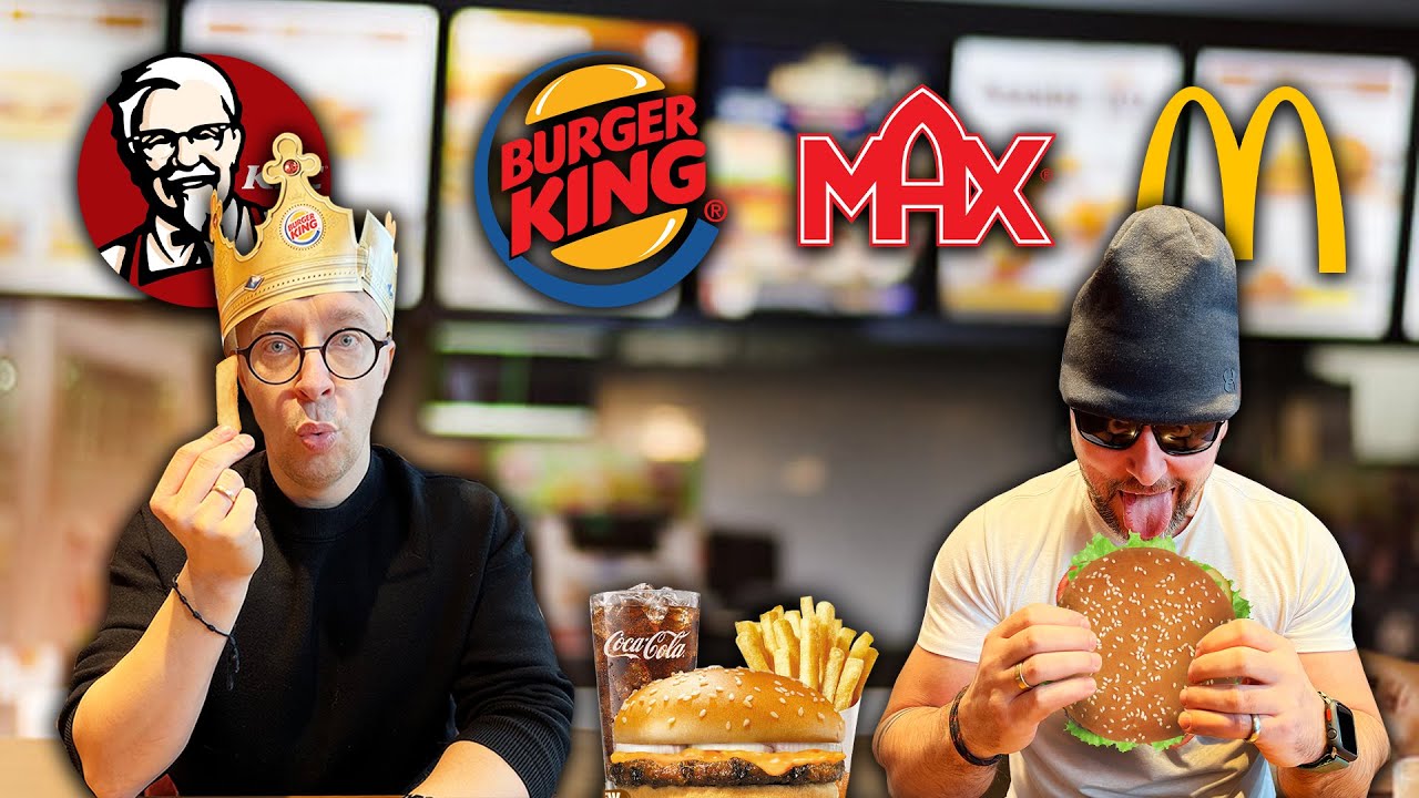 PRAWDZIWA BURGEROWA KONFRONTACJA | KFC, MC DONALD, BURGER KING, MAX BURGERS!