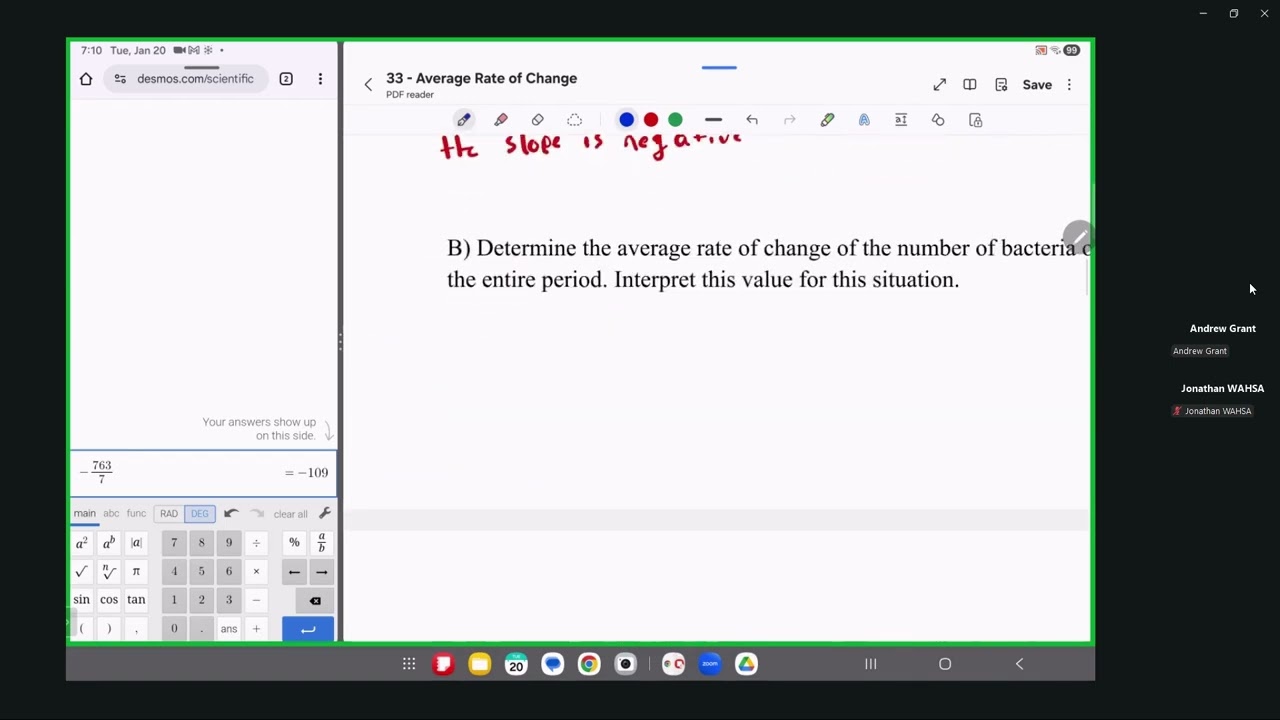 MHF4U Class 33: Unit 4 - Lesson 20.1: KQ 1 - 3