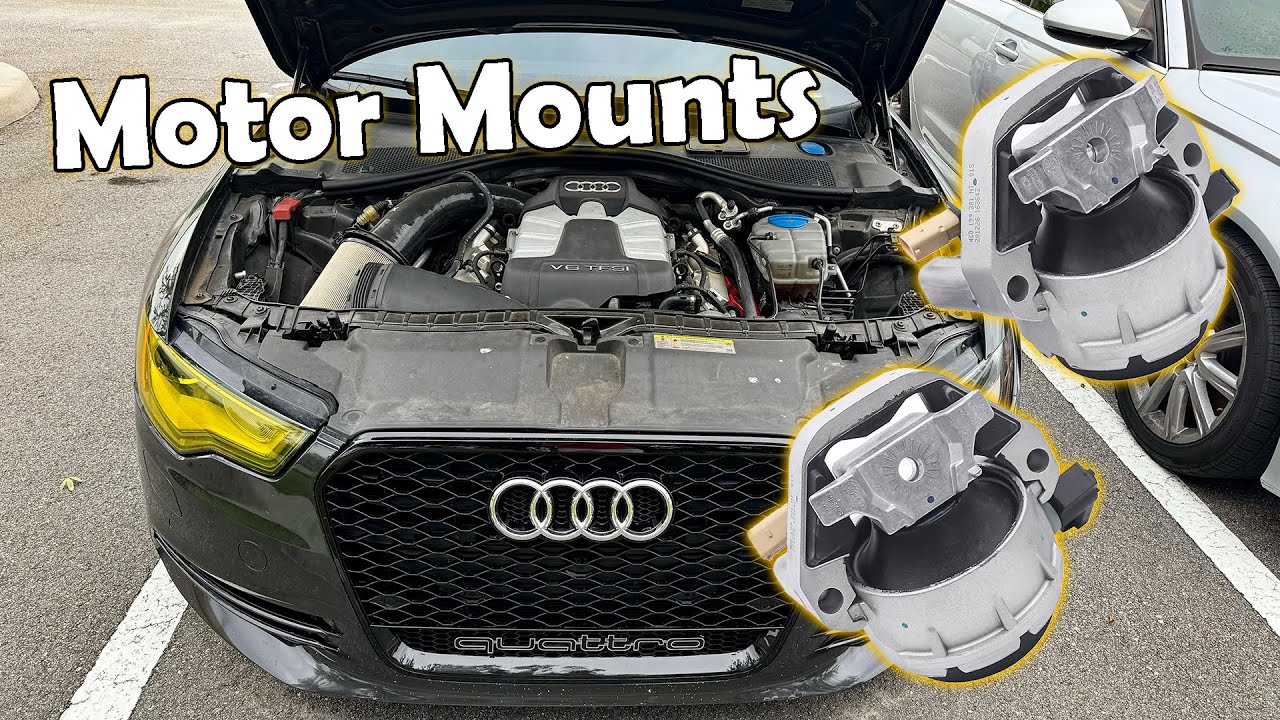 Audi C7 Motor Mount DIY Install (NO SUBFRAME DROP!)