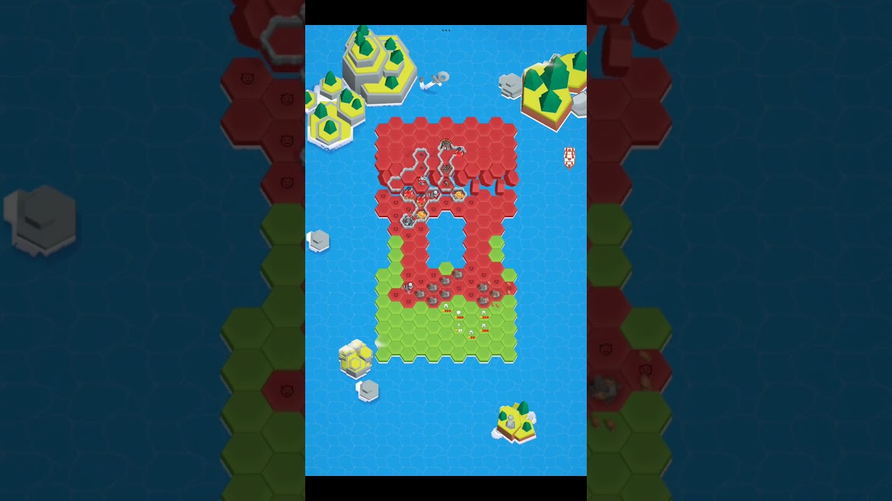 Hex warriors tactics strategy games arena 1, destroyed many times