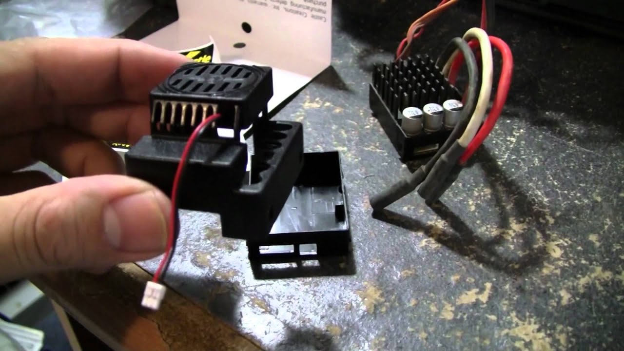 Mamba Max Pro SCT Case And Fan Replacement Traxxas Slas 4x4