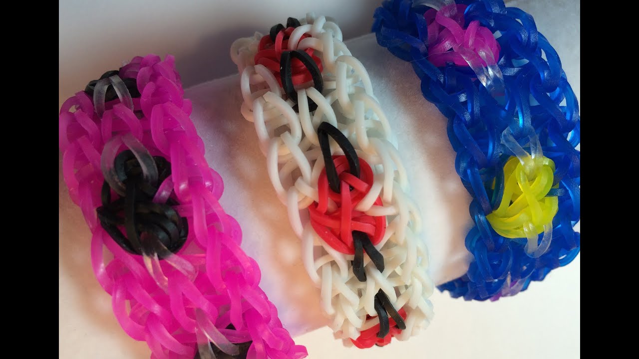 Rainbow Loom Heart Bracelet - Bracelets Patterns and Instructions