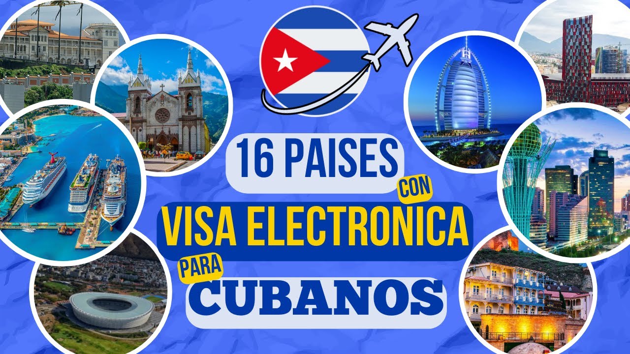 🛫 DESCUBRE los PAISES con VISA ELECRÓNICA para EMIGRAR de Cuba