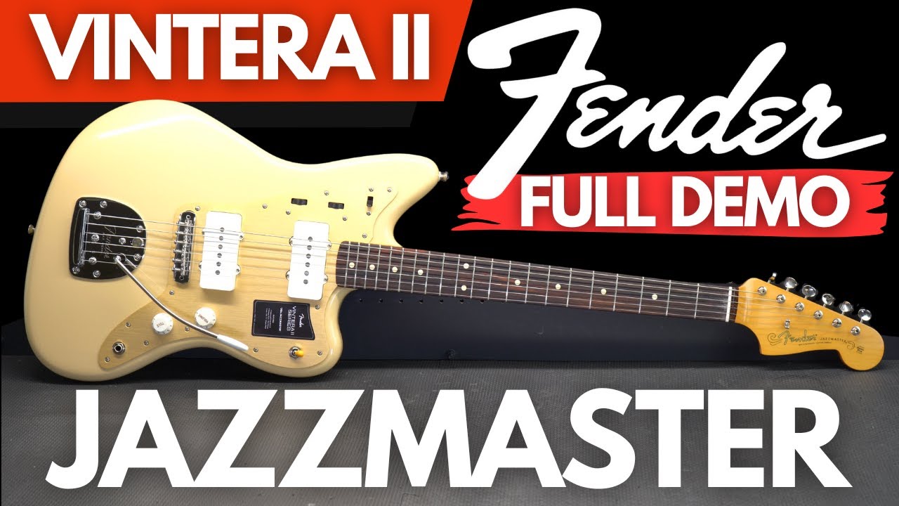 Полная демо-версия Fender Vintera II JAZZMASTER
