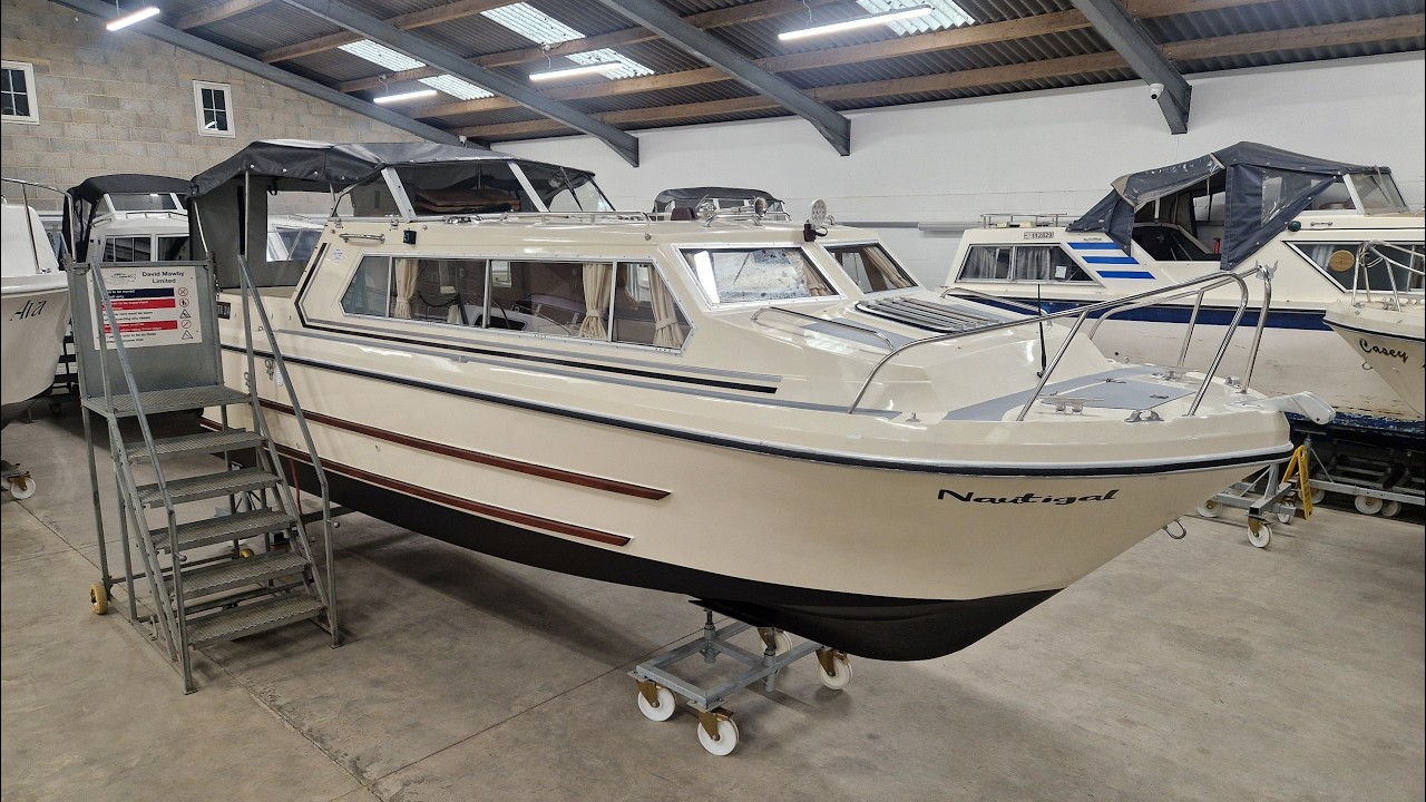 For Sale Atlanta 24 Narrow Beam Motor Cruiser called Nautigal at David Mawby Boat Sales.