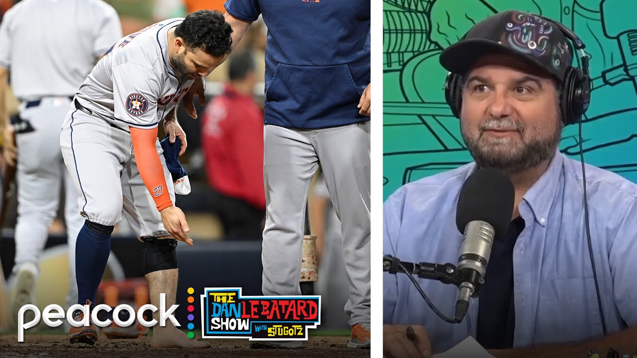 Jose Altuve ejected after removing shoe in protest | Dan Le Batard Show with Stugotz | NBC Sports