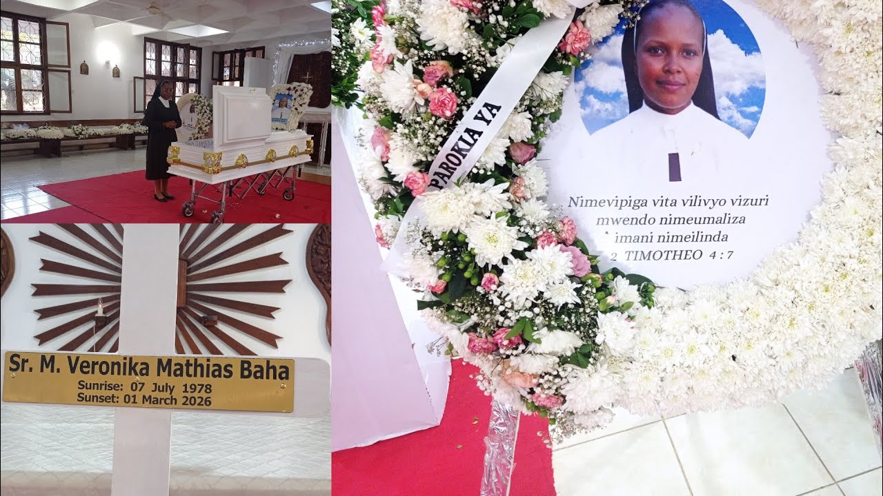 #LIVE|| WATAWA, WANAFAMILIA  WAKIENDELEA  KUMUAGA NA KUTOA HESHIMA ZA MWISHO MAREHEMU SR VERONICA .