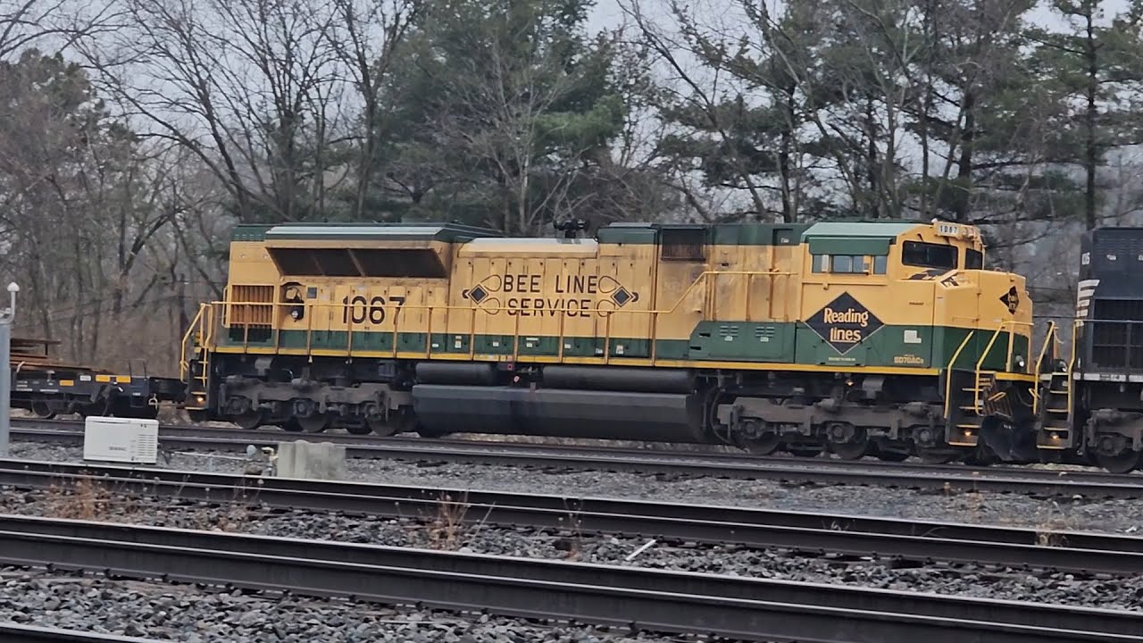 Berea Ohio Part 2 Quadruple Header Ns 1067 Reading Loco