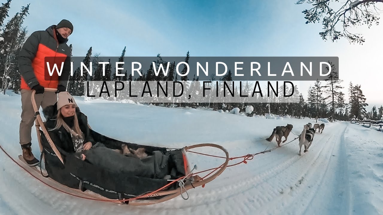Winter Wonderland, Lammintupa, Ruka, Finland - Reindeer & Husky Sledding! | Finland Travel | GoPro