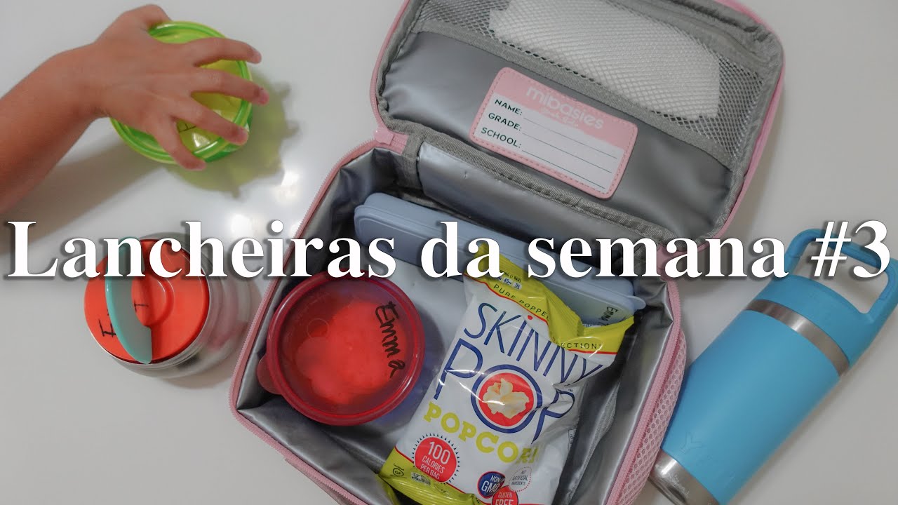 Lancheiras da semana #3 | Segunda-Feira | Ideias de lanche escolar | Marmita para o trabalho