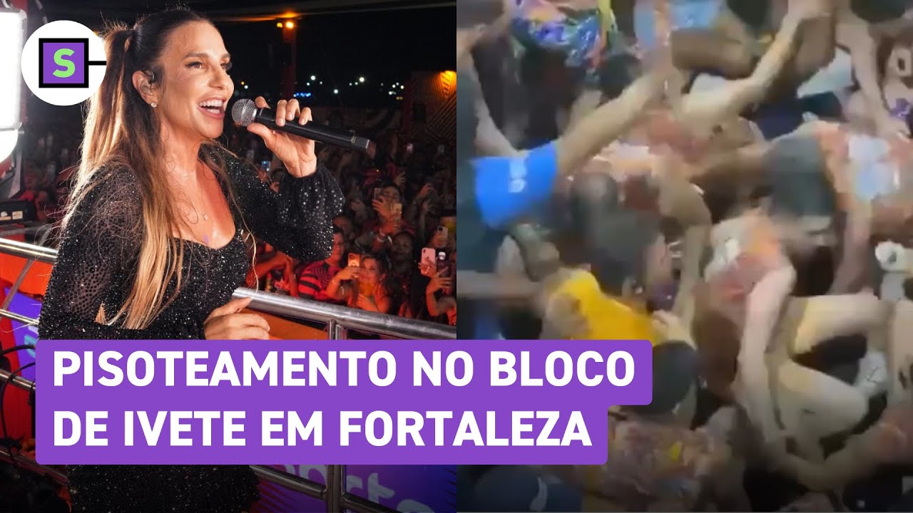 Bloco da Ivete Sangalo no Fortal &eacute; marcado por pisoteamento e agress&atilde;o a foli&otilde;es