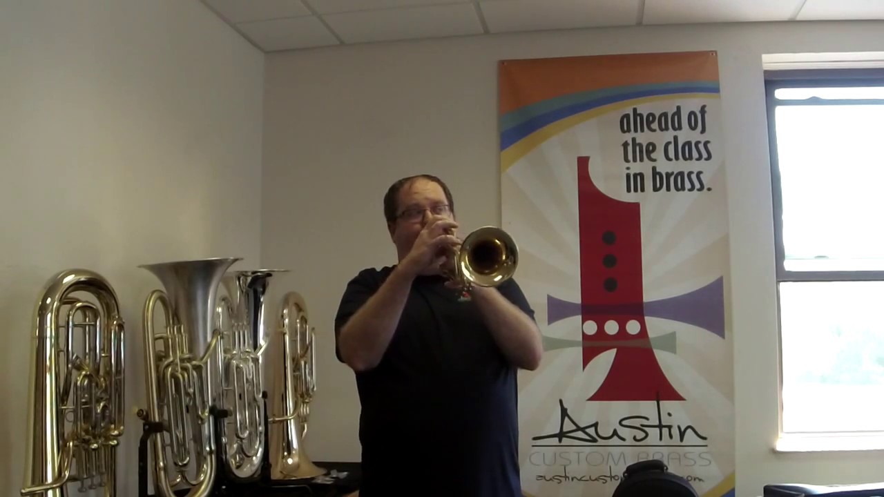The fantastic Adams A10 trumpet for sale at Austin Custom Brass