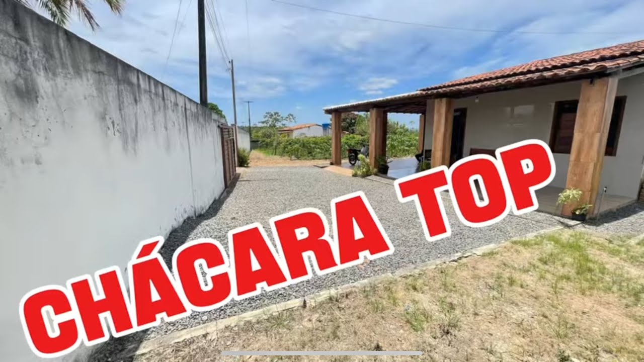 R$ 300 MIL UMA CHÁCARA 4000 m² 2 KM CIDADE SALGADO SERGIPE CASA 3 QUARTOS  2 SALA 40 MINUTOS CAPITAL