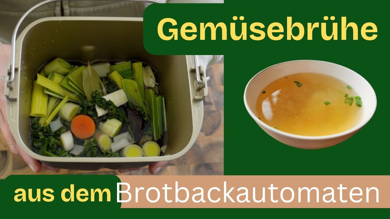 Gem&uuml;sebr&uuml;he aus dem Brotbackautomaten &ndash; kocht sich praktisch von allein.