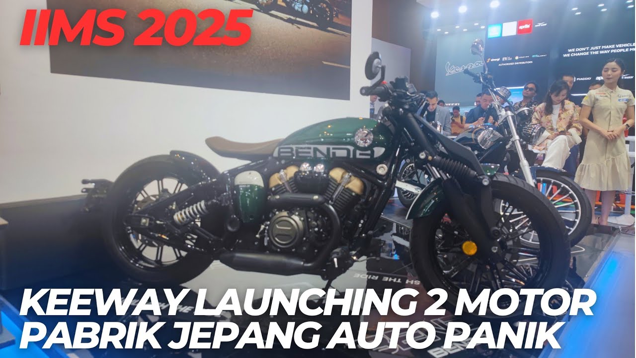 Keeway Launching 2 Produk di IIMS | Napoleon 250 dan Gleiten 125