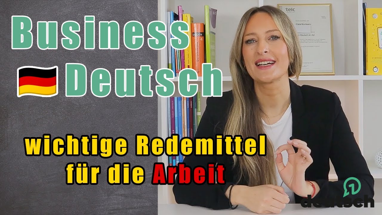 Business 🇩🇪Deutsch 👩🏼‍💻 - Erweitere deinen Wortschatz für den Arbeitsplatz