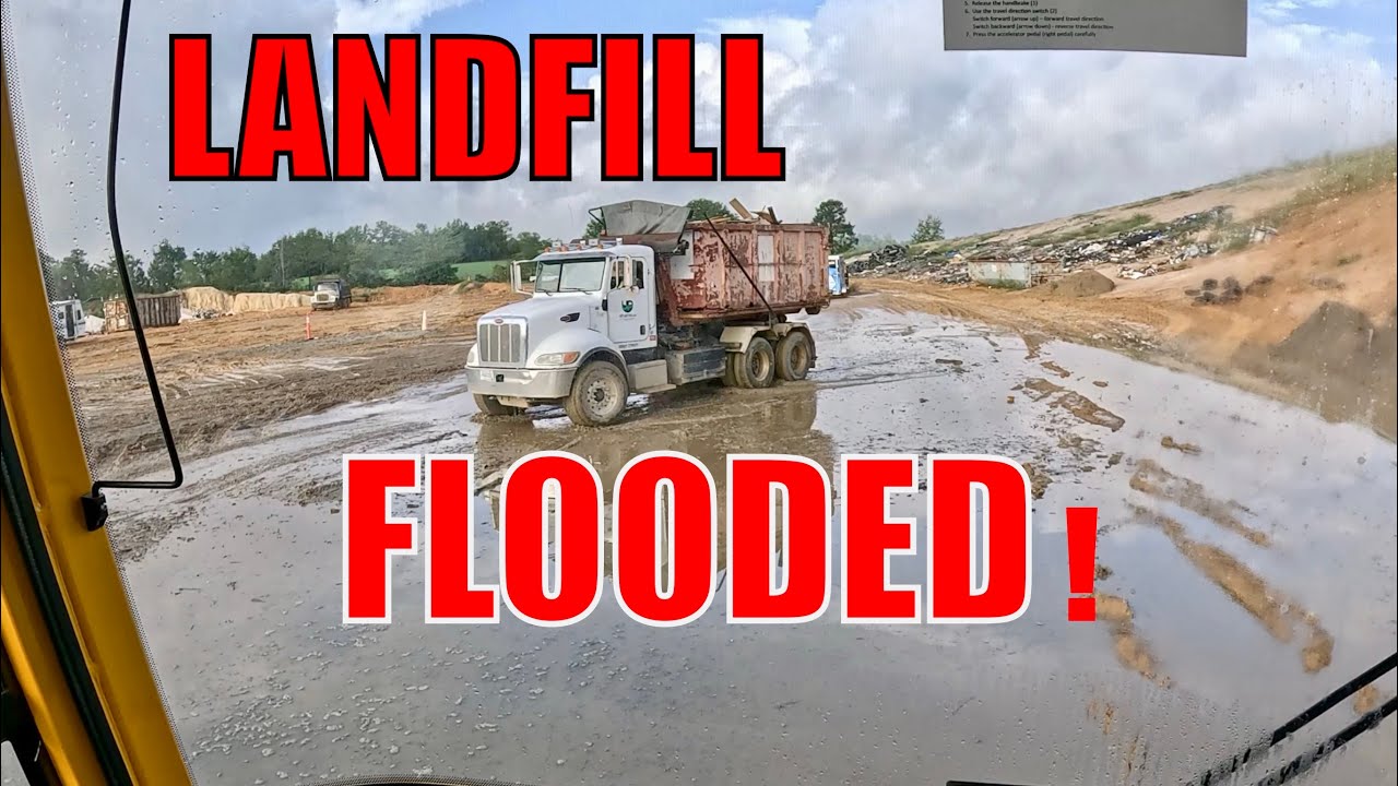Landfill gets FLOODED!
