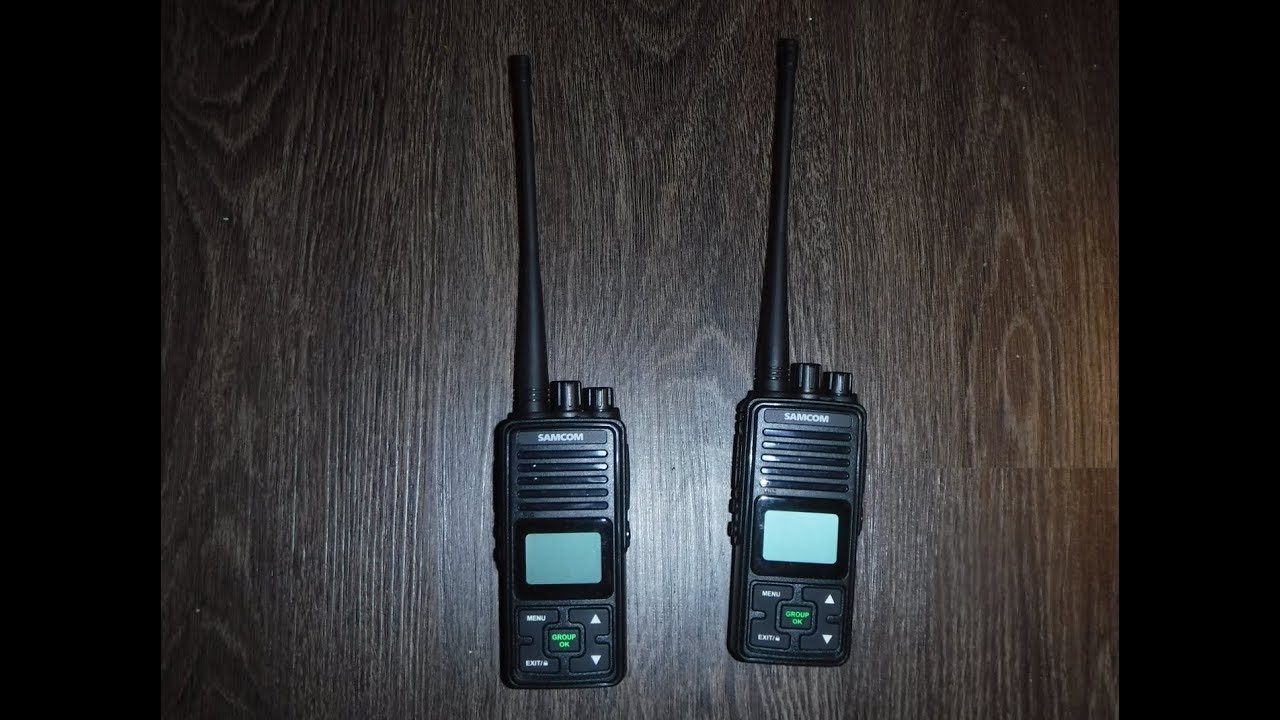 Samcom 2 way radios how to set them up