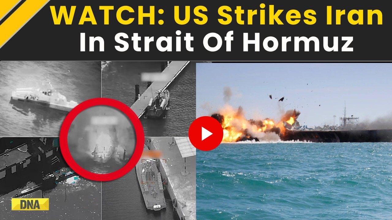 Iran Israel War: US Forces Destroy Iranian Naval Targets Near Strait Of Hormuz | Israel Iran War