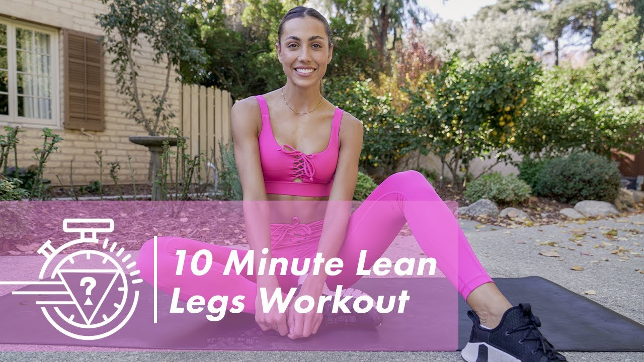 10 Minute Lean Legs Workout with Sami Clarke | #GUESSActive