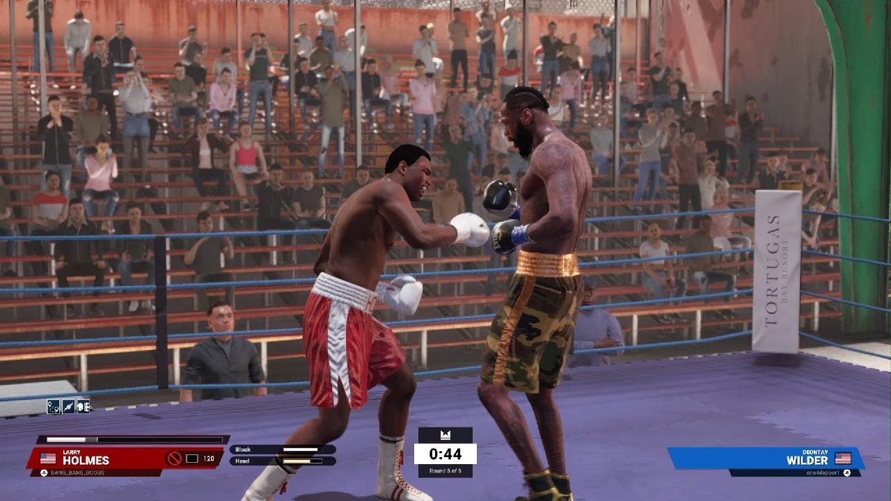 Larry Holmes vs Deontay Wilder.. Heavy hands!! 🎮🥊🥊