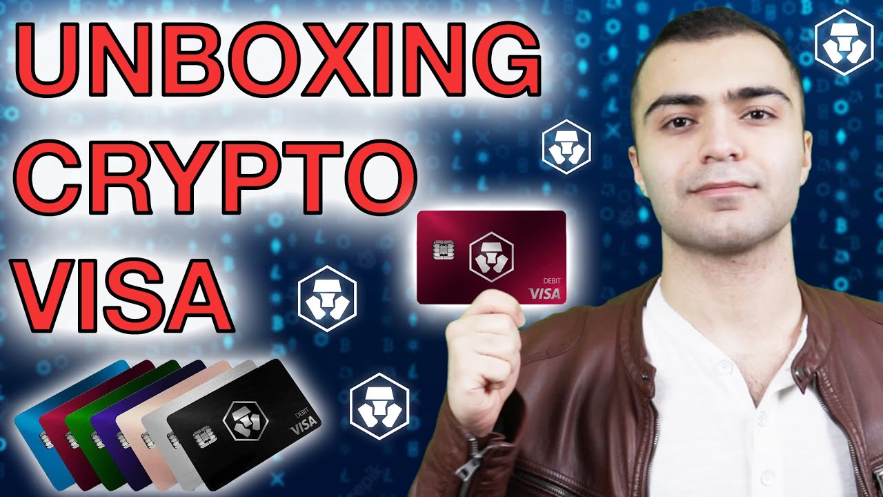 CRYPTO CREDIT CARD UNBOXING - Crypto.com Visa Card Unboxing & Review 2023