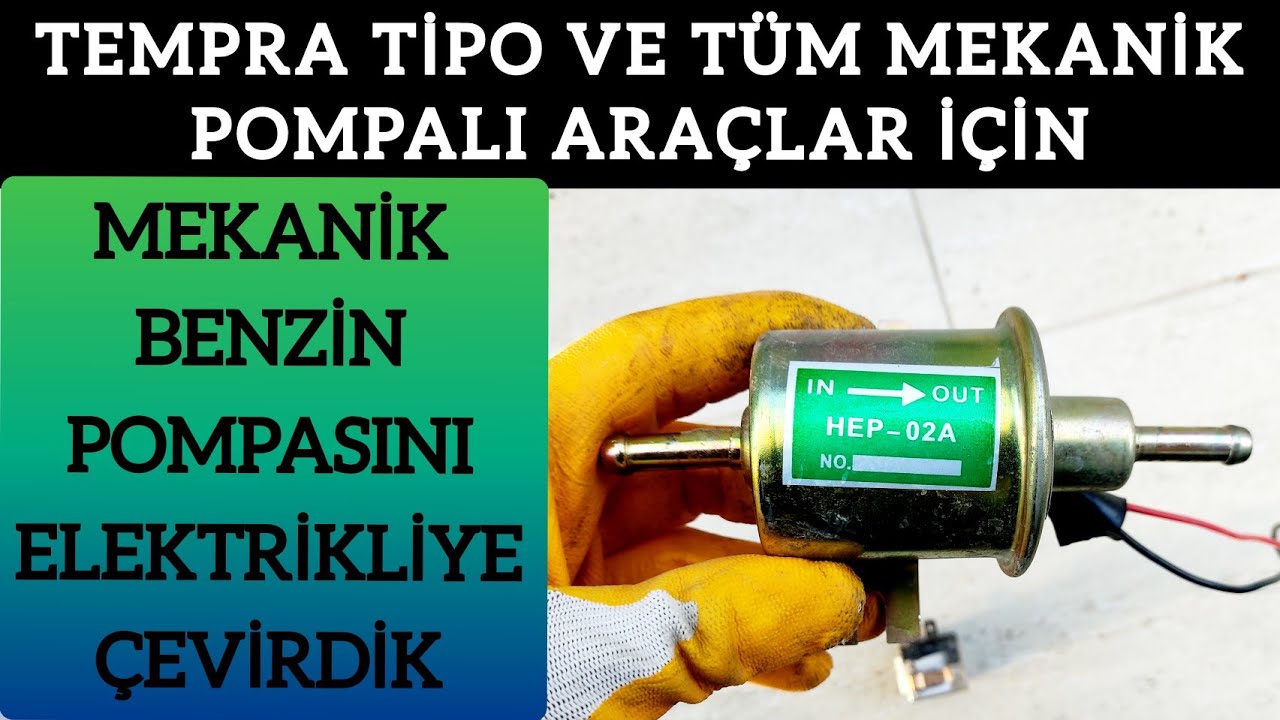 BENZİN POMPASINI ELEKTRİKLİYE ÇEVİRME NASIL YAPILIR