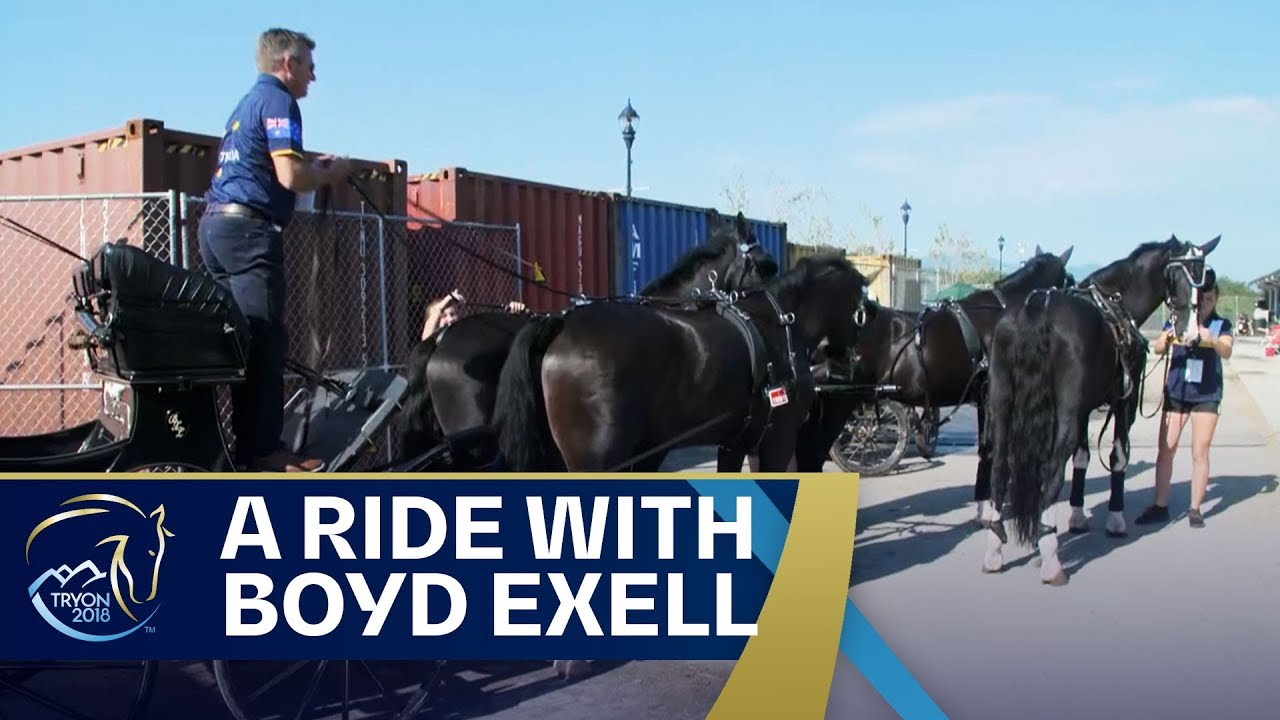 Nick cruises with Boyd Exell - FEI World Equestrian Games 2018
