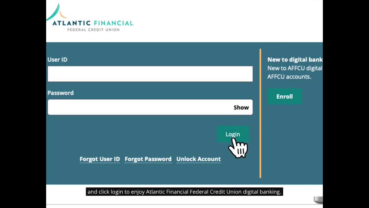 AFFCU Digital Banking Help - How To Login