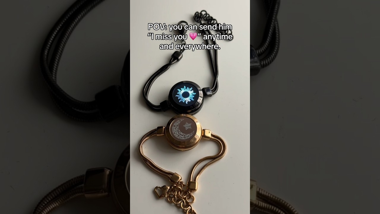 Smart couples bracelets for long distance❤️🥰​⁠​⁠ @Thecouplesbracelet