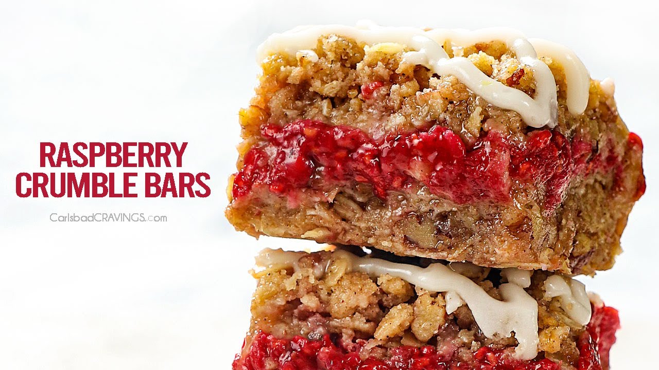 Raspberry Crumble Bars