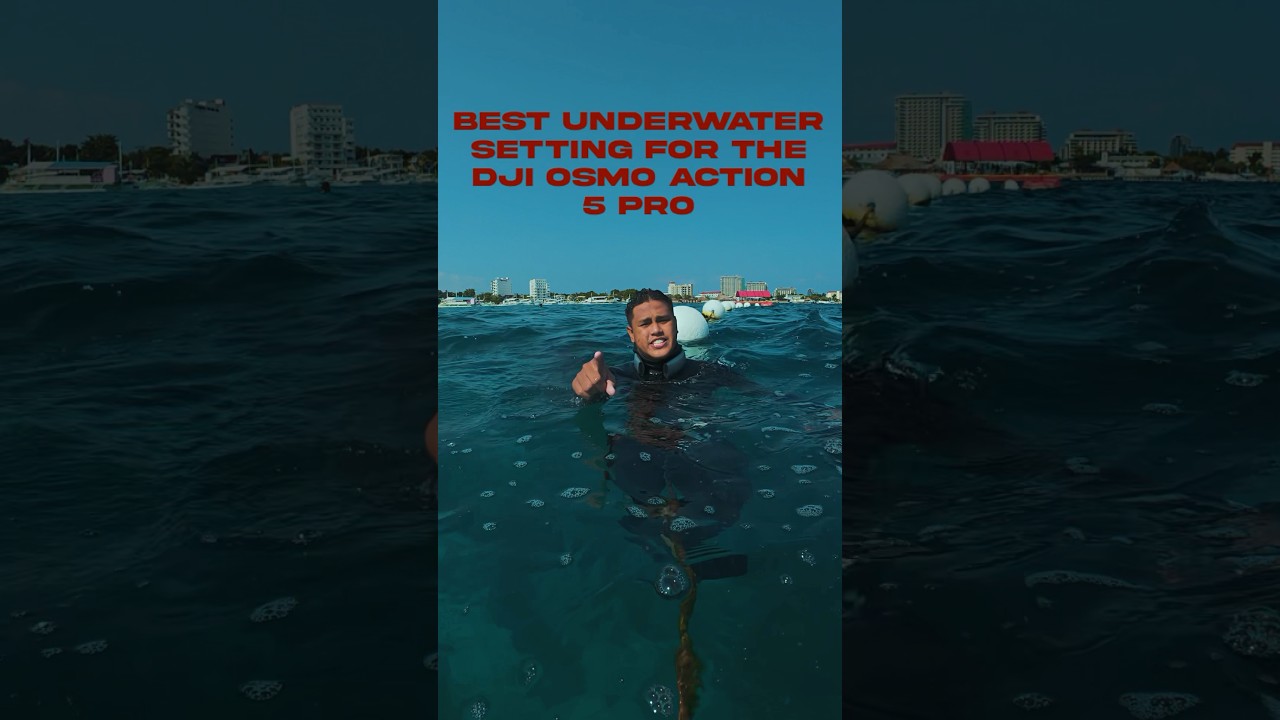 UNDERWATER SETTINGS FOR DJI OSMO ACTION 5 PRO 🌊🤿