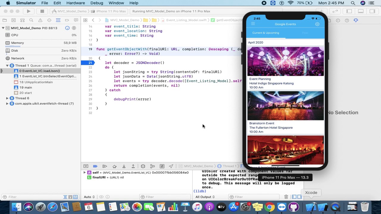 Struct & MVC Architecture Swift 4