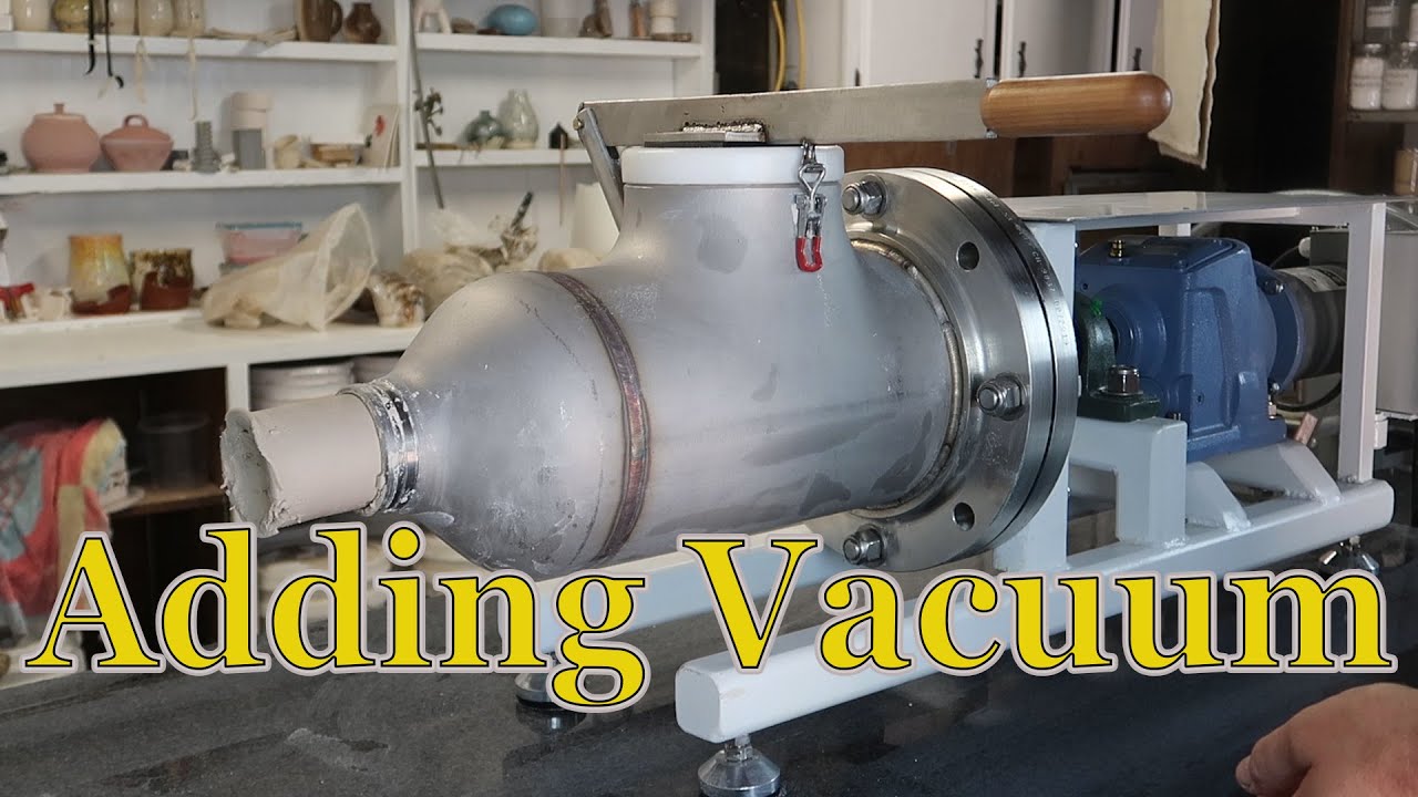 Adding Vacuum to a Home Made Pugmill