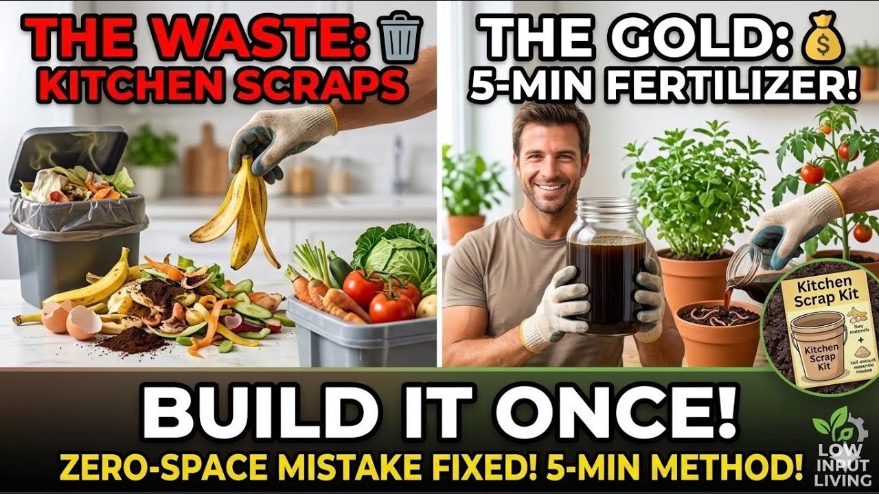 How to Turn Kitchen Scraps into Compost at Home | Beginner’s Guide to Organic Composting