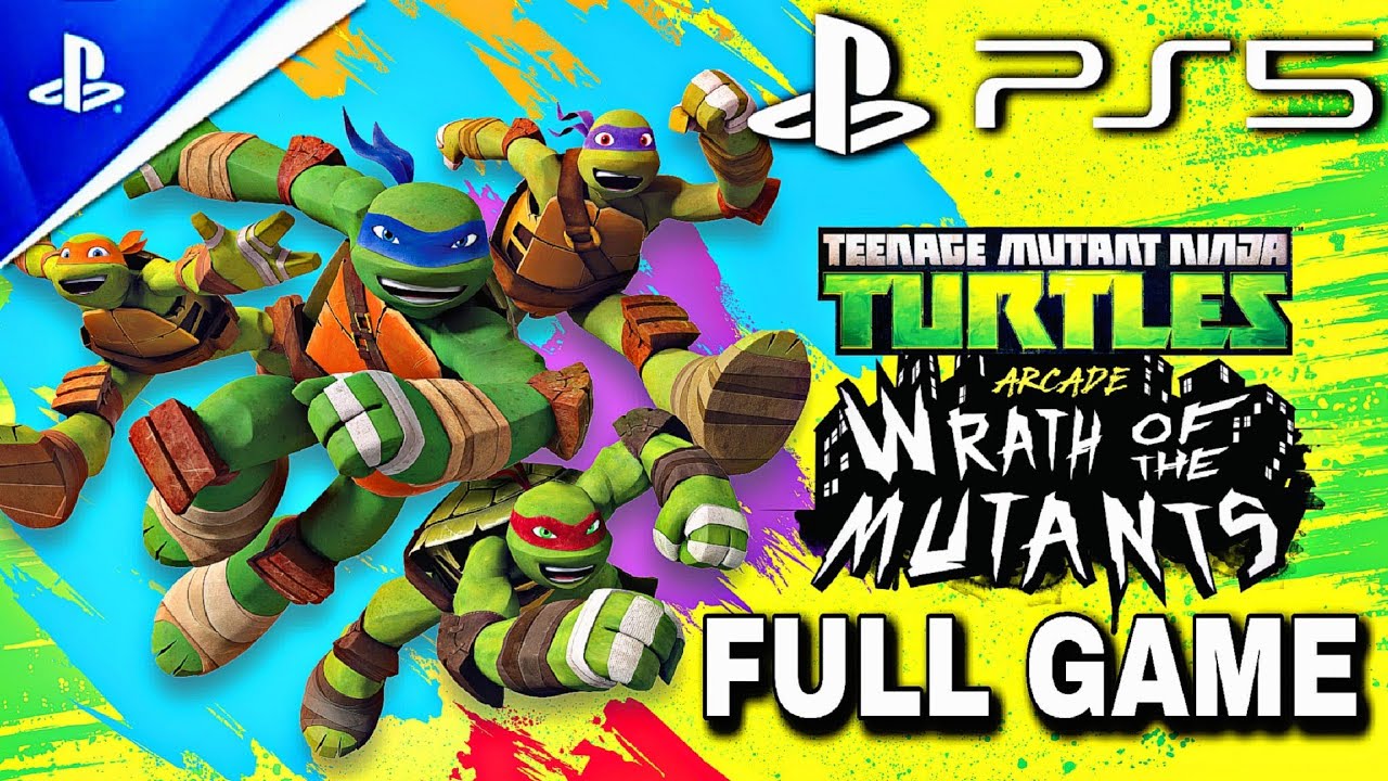 Teenage Mutant Ninja Turtles Arcade Wrath of the Mutants - PS5 Gameplay (FULL GAME Walkthrough)