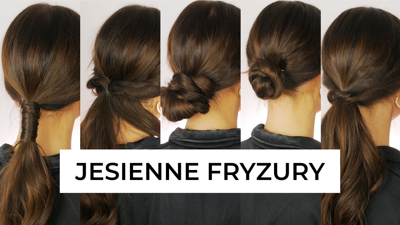 5 PROSTYCH FRYZUR NA JESIEŃ 🔥 / idealne do PRACY I SZKOŁY /