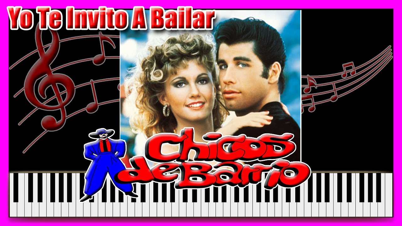 YO TE INVITO A BAILAR! - CHICOS DE BARRIO! [PIANO TUTORIAL/KARAOKE] [JFANTASMITA] [SYNTHESIA]