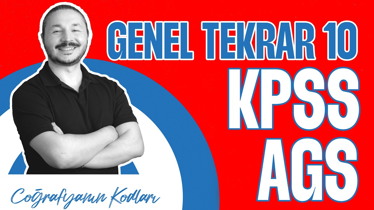 KPSS - AGS COĞRAFYA GENEL TEKRAR - 10 | Türkiyede madenler ve enerji kaynakları soru çözüm kodlamalı