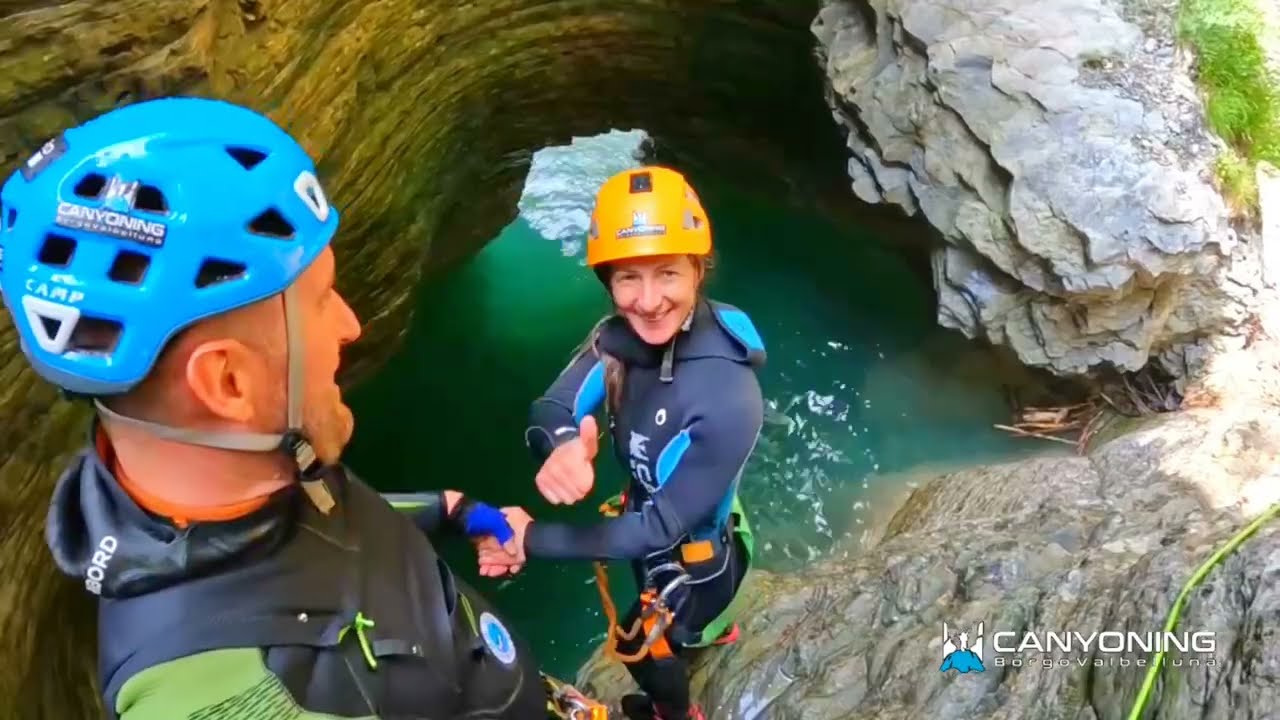 Canyoning in Grotta Azzurra 1   - Castello di Zumelle - Borgo Valbelluna - Dolomiti