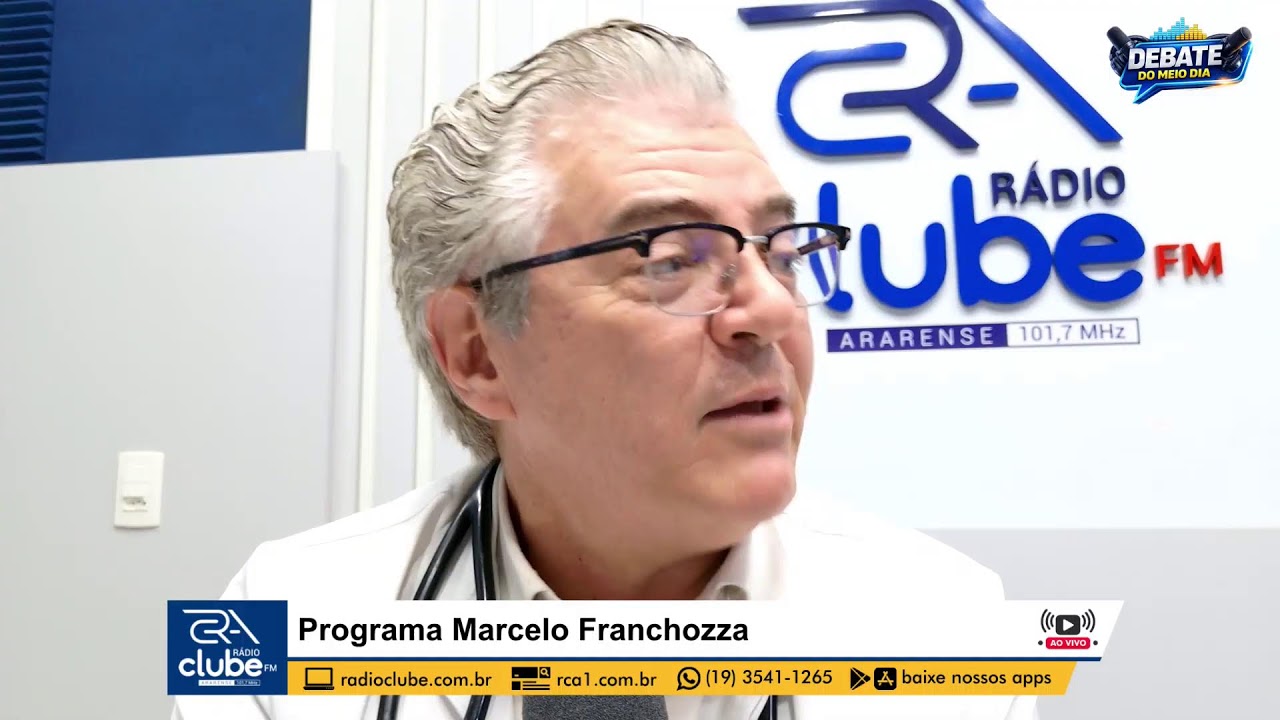 Programa Marcelo Franchozza - Debate do Meio Dia - Entrevista com o cardiologista Agnaldo Piscopo.