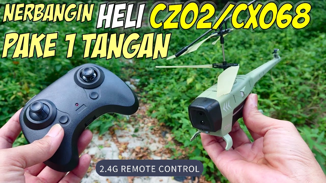 Terbang Perdana RC Helikopter Black Ant CZ02/ CX068