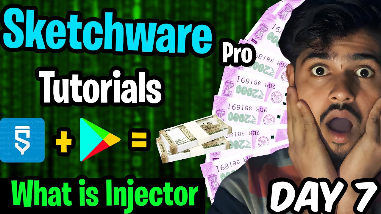 Sketchware Tutorials = How to use inject Option in Sketchware #sketchwaretutorials