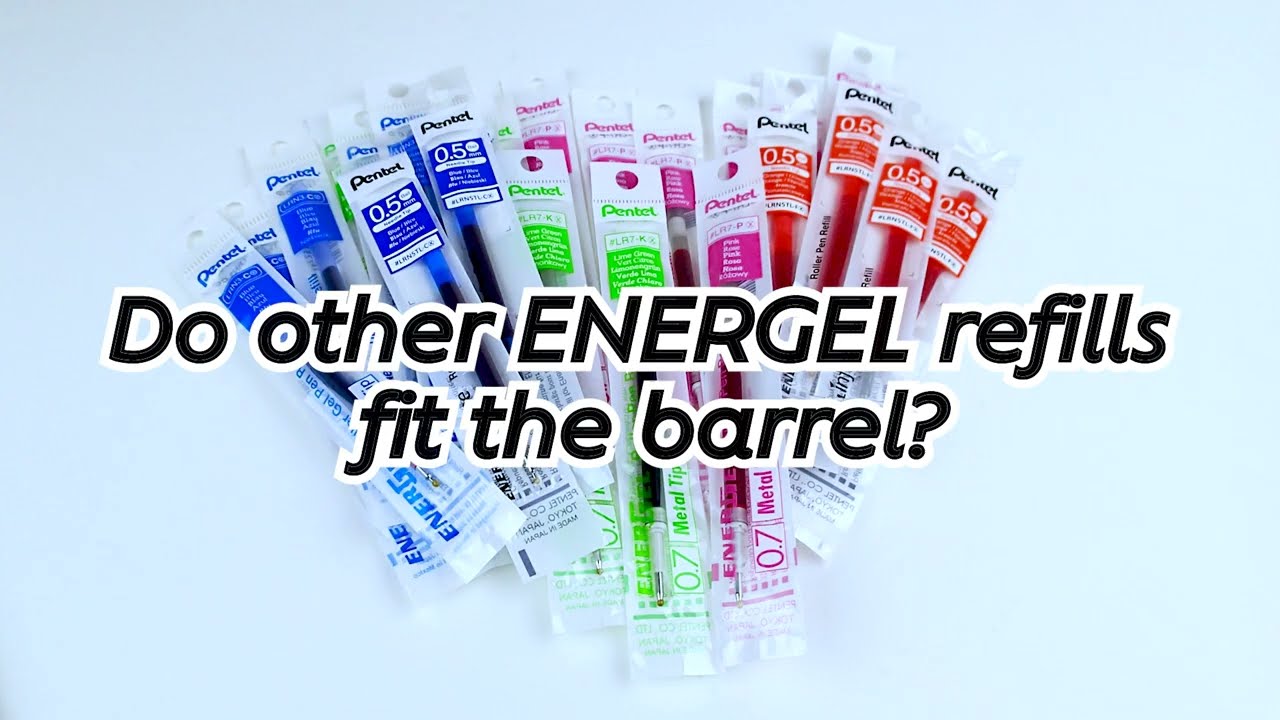 Pentel ENERGEL infree pens - Which refill you should choose.