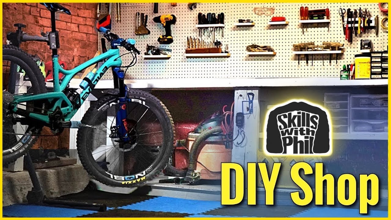 Building a bike workshop in our basement | Skills with Phil