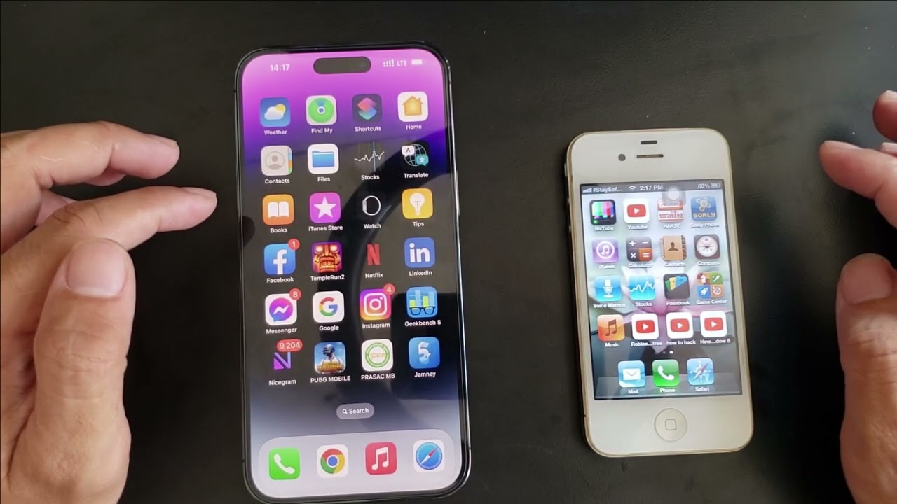 iPhone 14 Pro Max Vs iPhone4-Speed Test