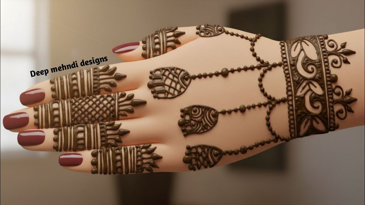 New stylish and elegant mehndi design | back hand mehndi design | mehndi design 2025 | Mehandi 